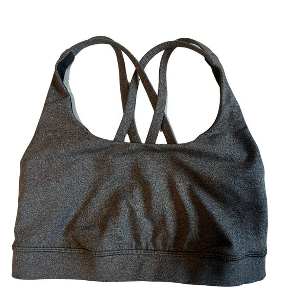 Lululemon Energy Bra Heathered Gray Slate - Picture 4 of 5